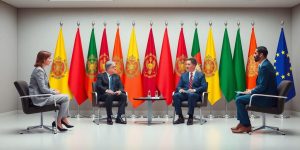 Discuții diplomatice între reprezentanții României și alte țări.